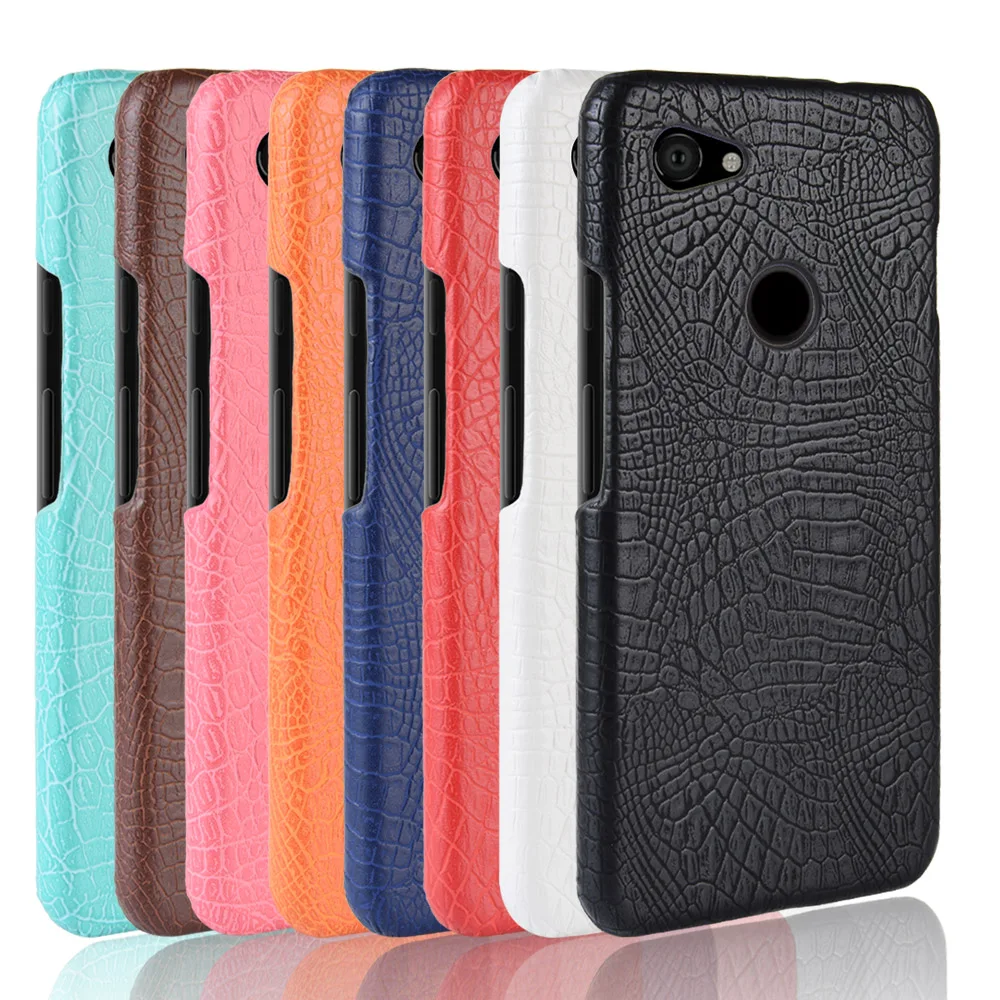 

For Google Pixel 3a XL Case Luxury Crocodile pattern PU leather Case For Google Pixel 3 3a 3A XL Pixel3a Phone Case Back Cover