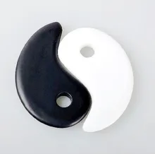 Gua Sha Scrapping Board Massager Body Face Eyes Facial Spa Natural Jade Massage Beauty Guasha Tai Ji Bar Point Tool Health