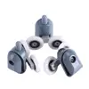 Hot Sale 8 Pcs/Set Shower Door Rollers Runners Wheels Pulleys 25mm x 5mm Screw Cover Cap Single wheel / Double wheel L15 ► Photo 3/6