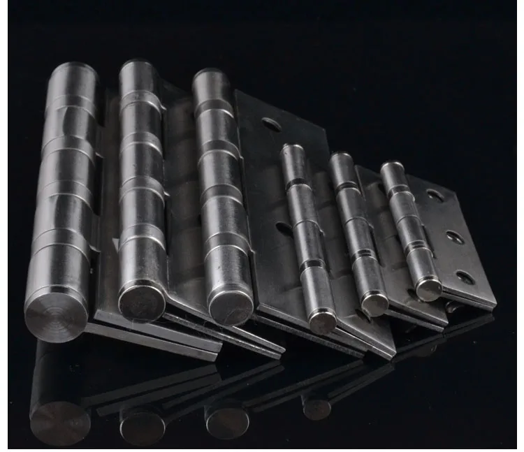 4 ''تزيين المنزل المقاوم للصدأ الباب المفصلي للطي والأثاث خزانة الباب المفصلي الأبواب مفتوحة