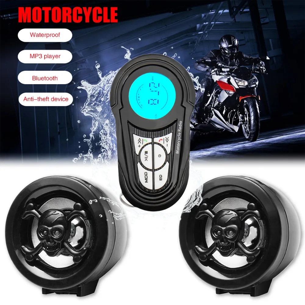 bluetooth motorcycle stereo