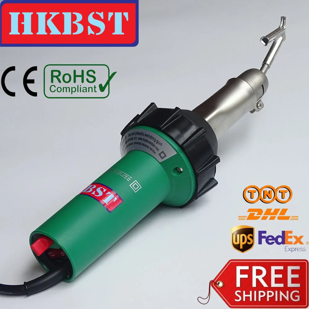 230V 1600W Seperate Hot Air Plastic Welder,3 meters Air Horse With Free 4 Nozzle