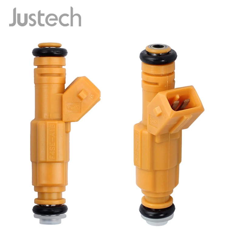 

Justech New 6Pcs Fuel Injectors For Jeep 87-98 4.0L Replace 0280155710 0280155700 O-Ring 4 Hole EV1 Fuel Injectors