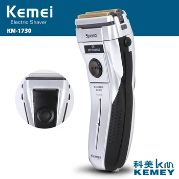 

kemei rechargeable electric shaver 3D floating beard shaver electric razor men shaving machine hair trimmer face care