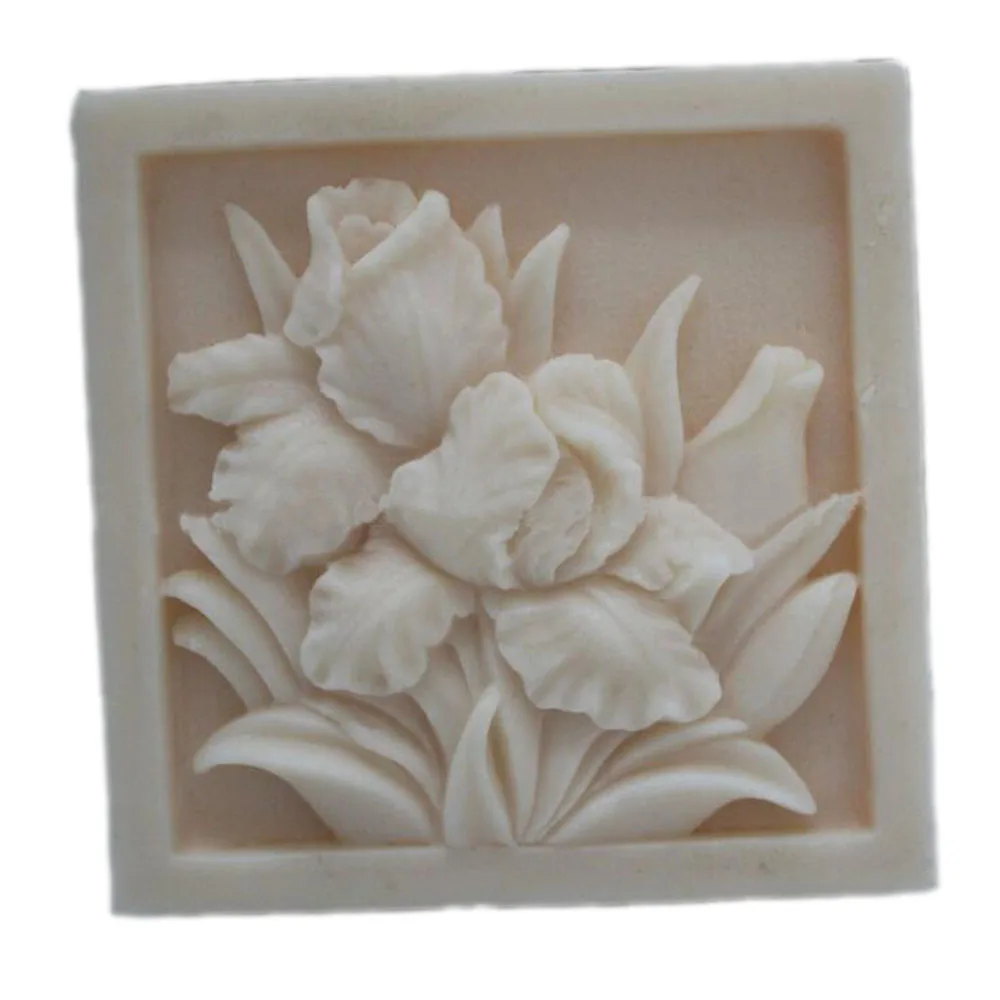 

Grainrain Soap Molds Silicone Soap Making Molds Craft Molds Resin Mold Square Tulips