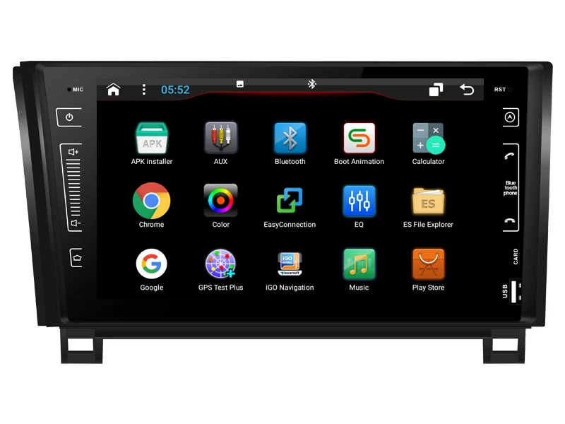 Perfect 32GB rom 8 cores Android 8.1.2 car GPS for TOYOTA Tundra 07-13 Sequoia 08-15 touch screen radio DSP stereo navigation carplay 4