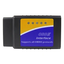 New Mini ELM327 V1.5 OBD2 OBDII Car Diagnostic Tool ELM-327 bluetooth ELM 327 V 1.5 Obd 2 Code Reader Scanner For iOS&Android obd2 obd ii wireless v2 1 super mini elm327 bluetooth interface car scanner diagnostic tool elm 327 for android torque windows