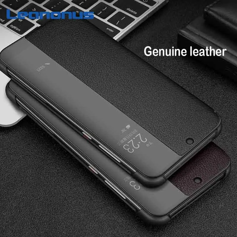 

Luxury Mate 20 Smart Case for Huawei Mate 20 10 Pro Cover Genuine Leather Cover for Huawei Mate 20 Lite 20 Pro Case Coques