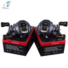 AZJ стелс супер светильник baitcasing Рыболовная катушка углеродное тело 200 г 6,3: 1 Свежая/соленая вода приманка Рыболовная катушка левая и правая Rvier