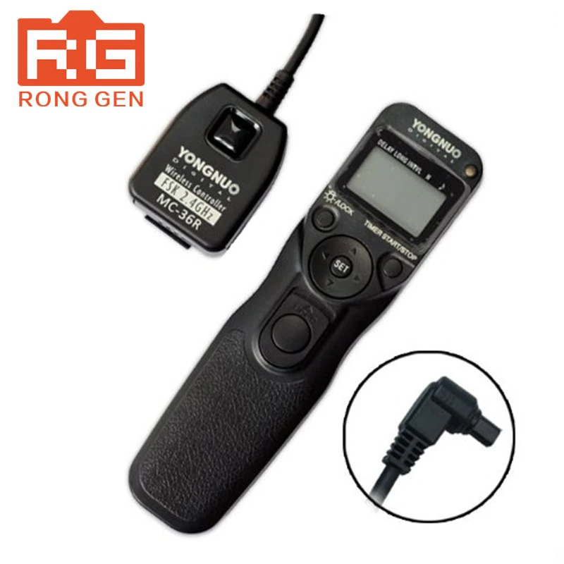 YONGNUO MC-36R//C3 Wireless Timer Remote for CANON 5D II 7D 1D IV 50D 40D 30D 20D