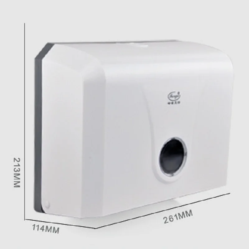 Modern ABS Toilet Paper Holder Hotel Public Place Paper Tissue Box Wall