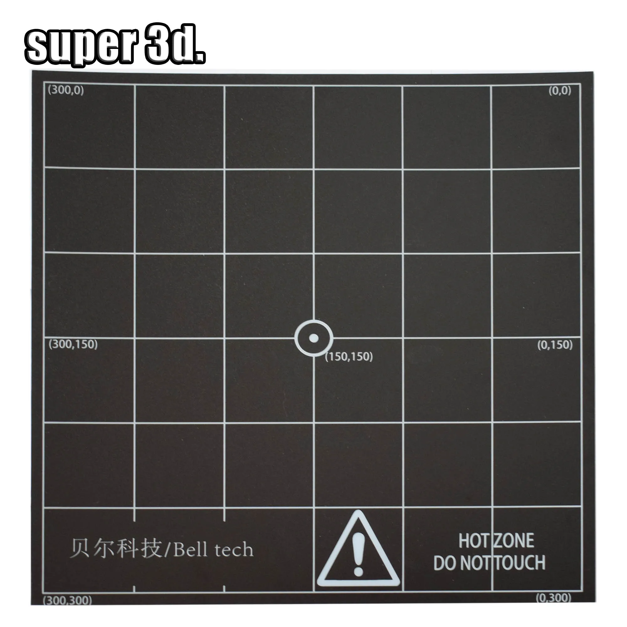 

3D Printer Heat hot bed Sticker With 3M Tape 314mm square print build plate tape For kossel 3D Printer part