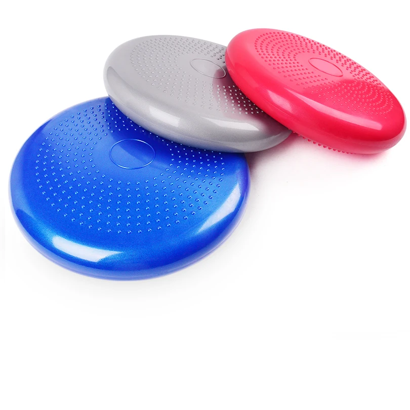 

34cmx34cm Inflatable Yoga Massage Ball Durable Universal Sports Gym Fitness Stability Balance Disc Massage Cushion Mat