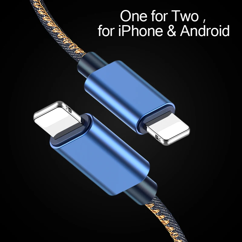 GUSGU الهاتف المحمول الكابلات ل فون كابل 2 في 1 النايلون مضفر متعددة شحن كابل مايكرو USB ل فون 8/8 زائد/غالاكسي S8 GUSGU الهاتف المحمول الكابلات ل فون كابل 2 في 1 النايلون مضفر متعددة شحن كابل مايكرو USB ل فون 8/8 زائد/غالاكسي S8