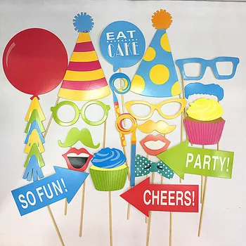 

New Creative Birthday Party Toy Photo Booth Prop Funny Party Supplies