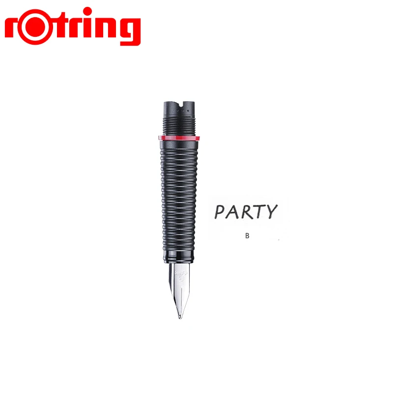 Немецкая оригинальная сменная ручка перо rotring ручки в искусстве ef, f, m, 1,5 1,9 2,3 мм - Цвет: B 0.9mm