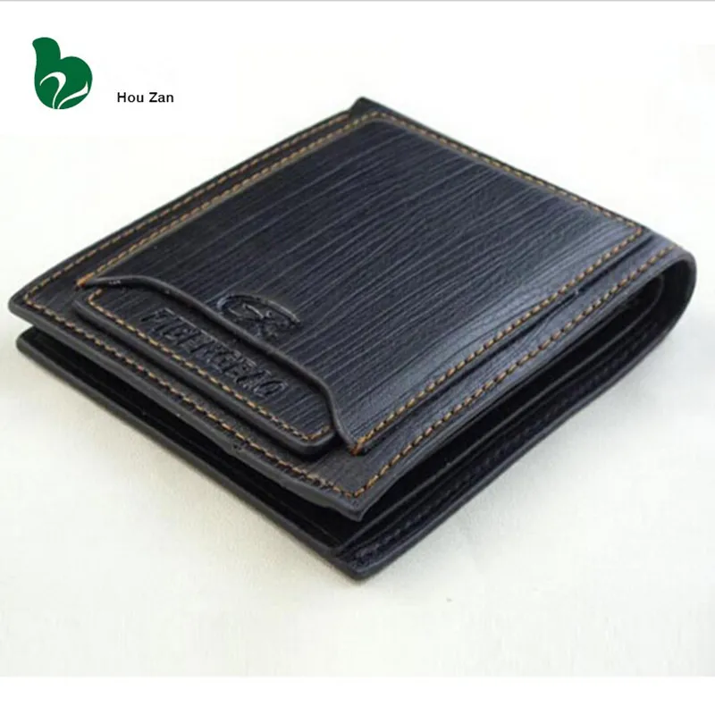 Famous Brand Money Bag Designer Luxury Small Short Men Leather Wallet