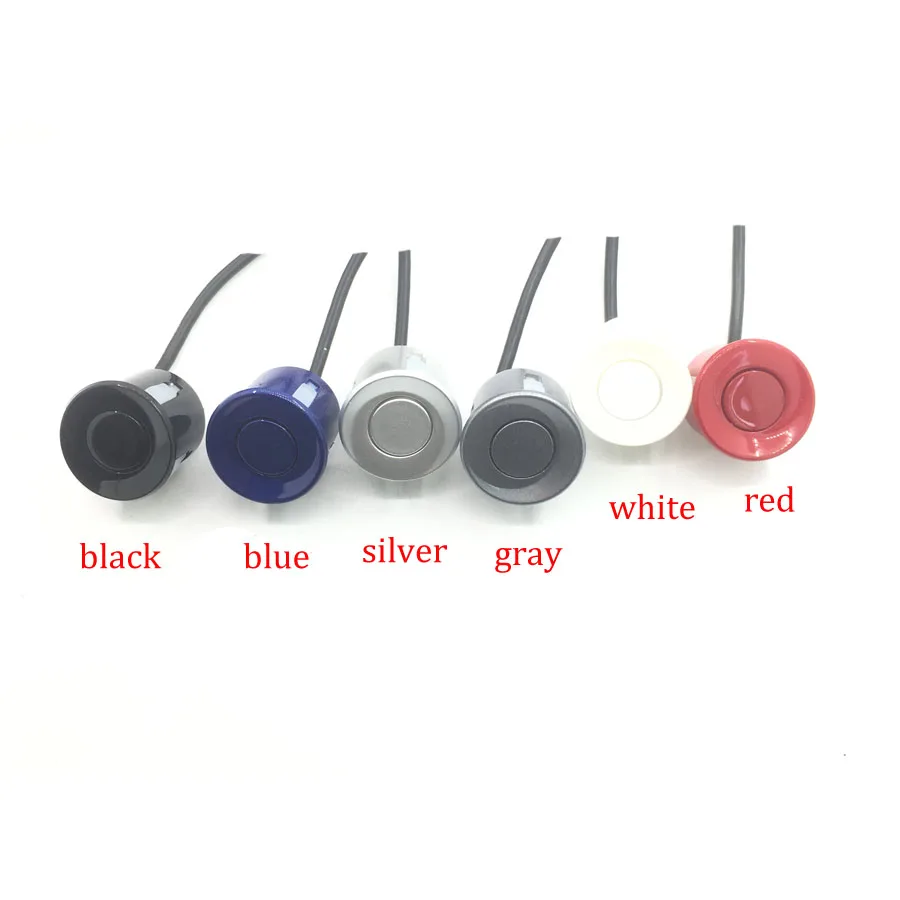 Car LED Parking Sensor 4 kit Display Reverse Backup Radar Monitor System Assistance Universal 7 colors parking sensor kit,led parking sensor kit,parking sensor,car led parking sensor