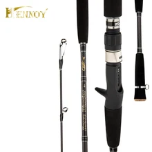 Hennoy новая Удочка 1,8 м 2 секции, стационарная пресная вода, морская вода, лодка, Графитовая удочка, спиновые удочки, PE4-8# 10-25lb