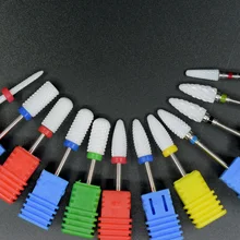 20 типов керамических сверл для ногтей, аксессуары для маникюрной машины, вращающиеся электрические пилки для ногтей, инструменты для маникюра, инструменты для маникюра, маникюрный салон