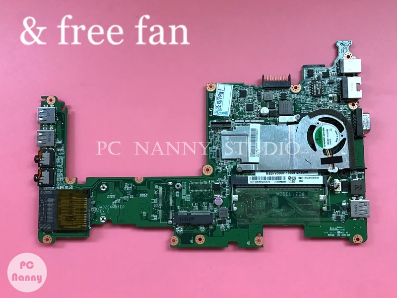 Материнская плата NOKOTION MBSFV06001 DA0ZE6MB6E0 для ноутбука ACER D257 материнская DDR3 w/ N455 1 66 ГГц