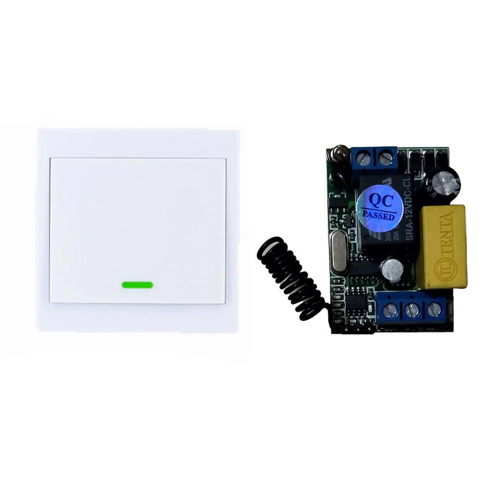 

Stairway Remote Control Switch AC 220V Lamp Light LED Bulb Wireless Switch Corridor Room Home Remote Lighting Wall Remote Switch