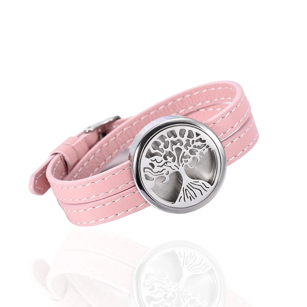 Hot Sale Tree Of Life Essential Oil Diffuser Locket Pendant Bracelet Aromatherapy Perfume Bangle Valentine's Day Gift | Украшения и