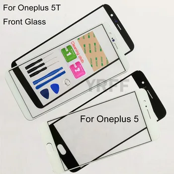 

Mobile Front Panel Glass For Oneplus 5T 5 Front Glass (No Touch Screen Digitizer Panel ) Outer Glass Panel Replacement