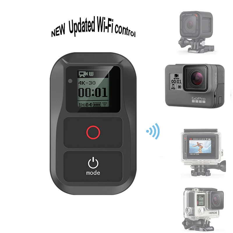 

Waterproof New smart Wireless WiFi Remote Control For GoPro Hero 6 5 4 3 hero4 hero5 Session hero6 and other gopro wifi Cameras