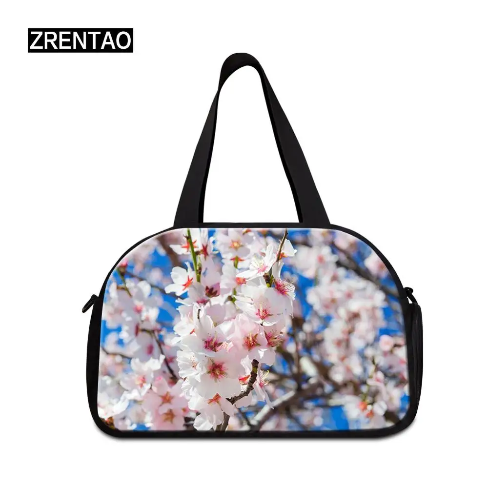 floral gym handbag
