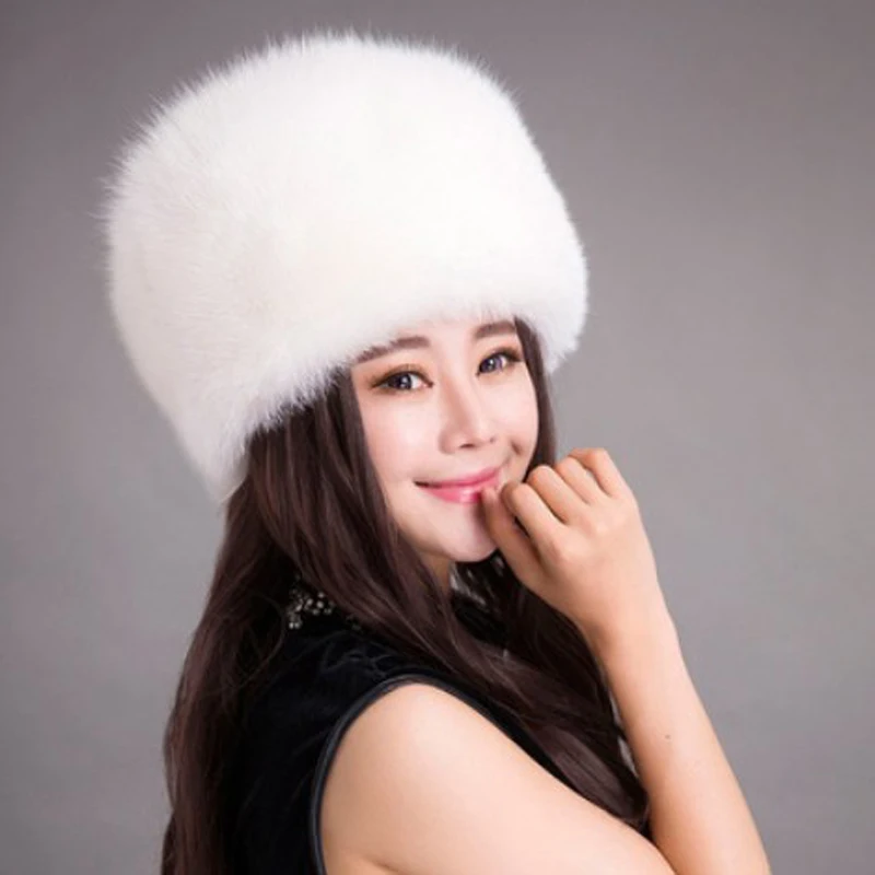 

2019 Flying Roc Faux Cotton Casual Solid Adult High Quality New Fashion Women Winter Hat For Vans Beanie Hot Sale Warm Hats