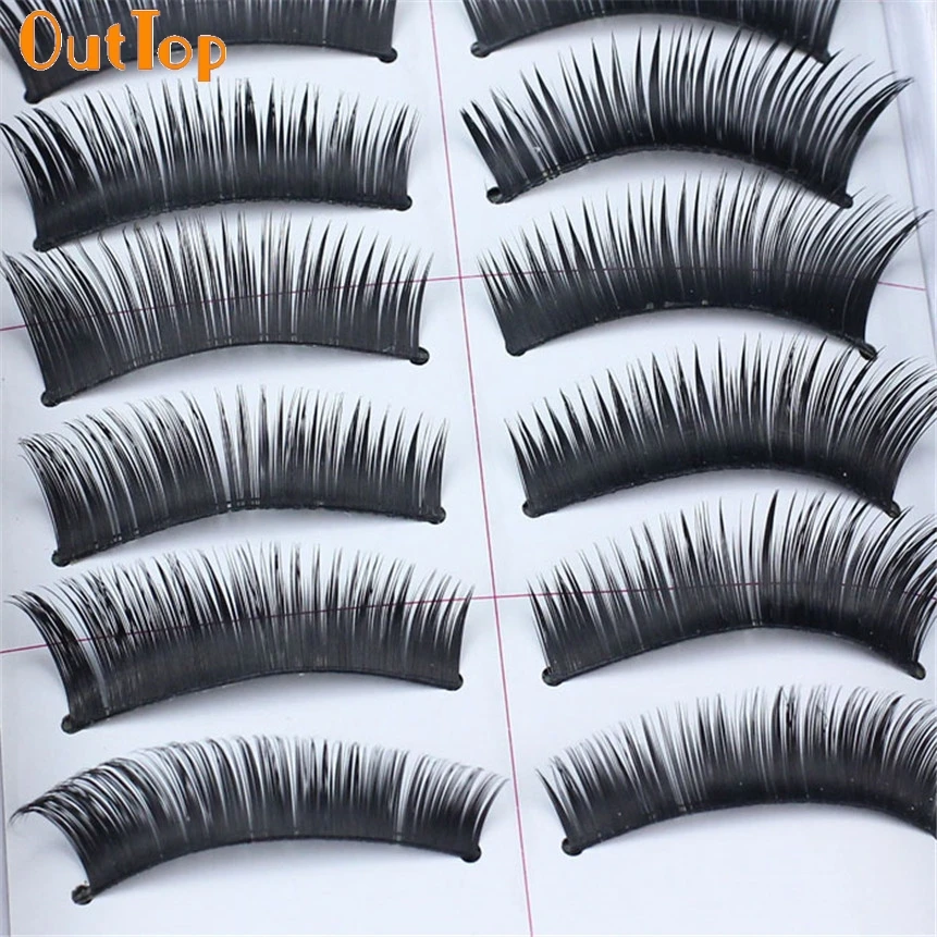 Женские Накладные ресницы OutTop Love Beauty 10 пар модные натуральные ручная работа
