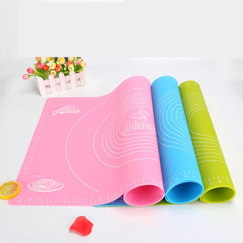 

Non-stick Silica Baking Pad Baking Furnace Scale Rolling Dough Pad Baking Rolling Candy Cake Pad Non-stick Baking Appliances