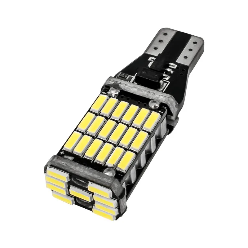 T15 W16W супер яркий 45 SMD 4014 светодиодный CANBUS без ошибок автомобильные габаритные огни тормозные огни авто резервный задний фонарь купол ксеноновые лампы белого свечения