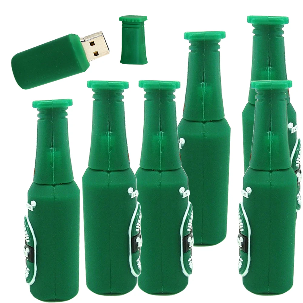 Новый Usb флэш накопитель креативный пивной PenDrive мини Thumbdrives 32G 64G Pen Drive 4G 8GB 16GB Memory