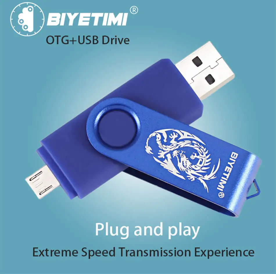 Biyetimi USB флеш-накопитель Dargon 64 ГБ 32 ГБ 16 ГБ 8 ГБ флеш-накопитель Высокая скорость Android Резервное копирование данных OTG Смартфон Дополнительная память