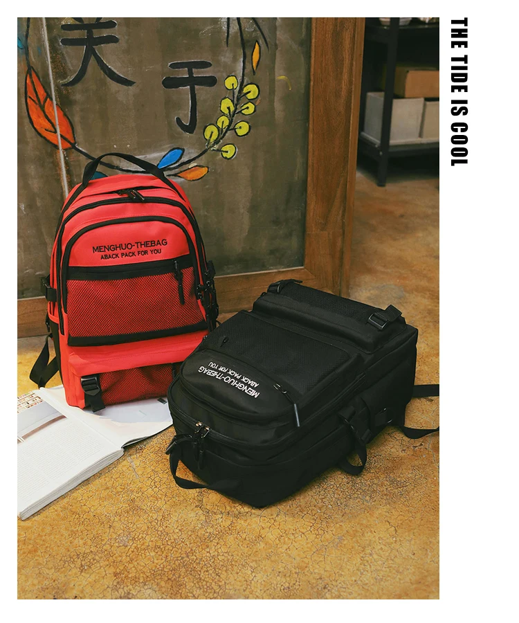 2018 New Menghuo Quality Waterproof Nylon Backpack Female Unisex Men's Backpacks for Laptop Women Notebook Bag Backpack Mochilas (43)