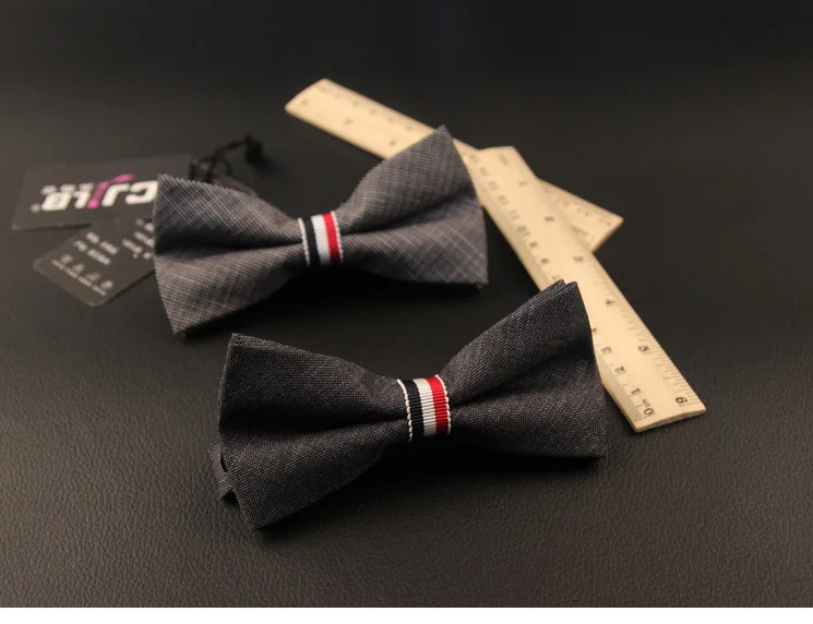 noeud Papillon Мужская мода жаккардовые Досуг сплошной бабочкой Свадебные Tuxedo лук Галстуки Черный, серый цвет бабочки