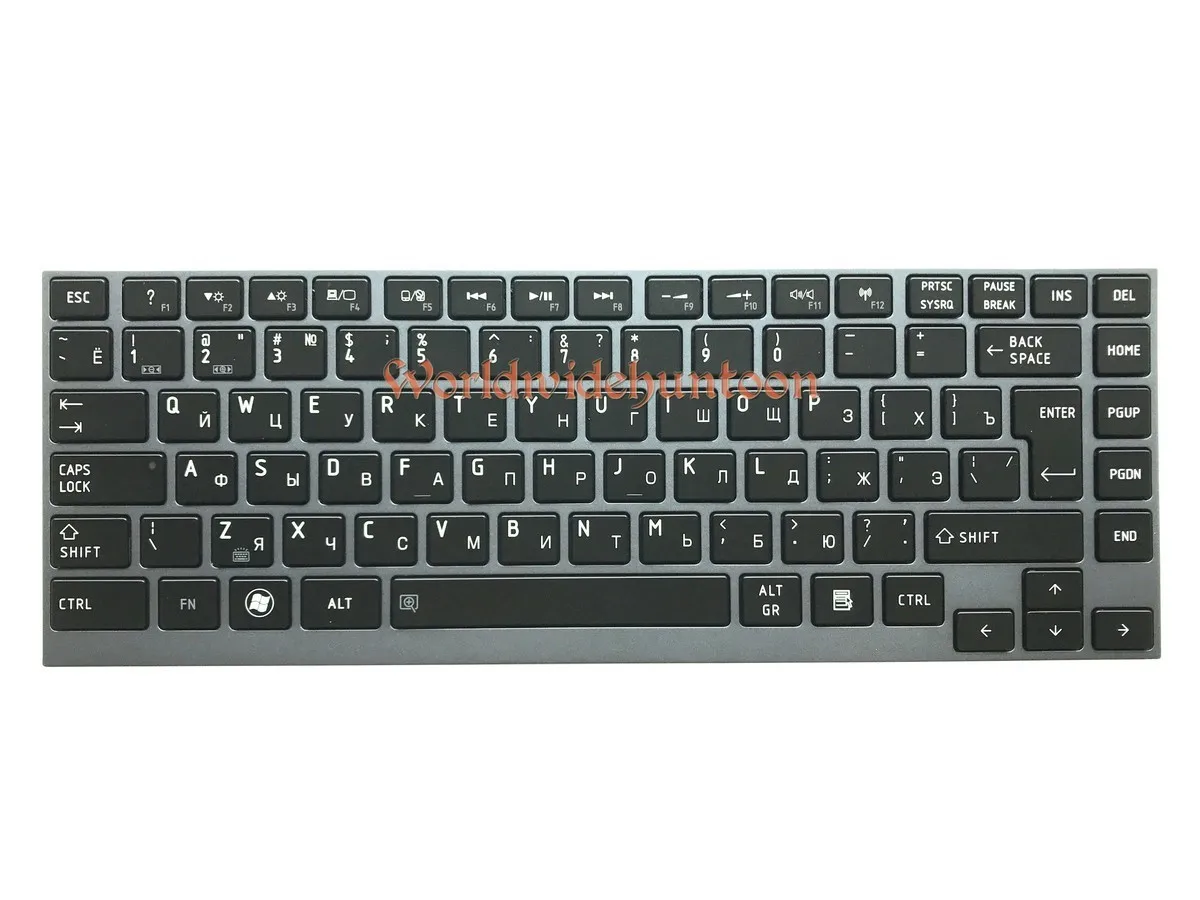 Reboto оригинальная Совершенно новая клавиатура для ноутбука Toshiba U800 U840 R700 RU