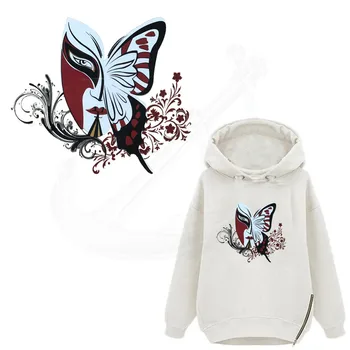 

West Coast style Beauty stickers 22*19cm Iron on patches DIY T-shirt Sweater thermal transfer paper Patch for clothing