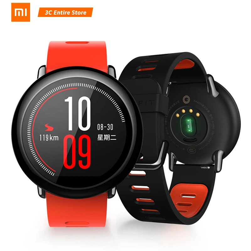 

Xiaomi Amazfit Pace Smartwatch Smart Watch Bluetooth GPS Information Push Heart Rate Intelligent Monitor English Language Global