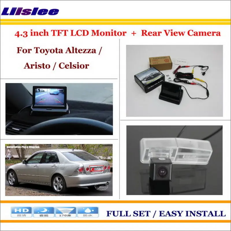 

Car Parking Camera + 4.3" LCD Monitor NTSC PAL = 2 in 1 Parking Rearview System - For Toyota Altezza / Aristo / Celsior