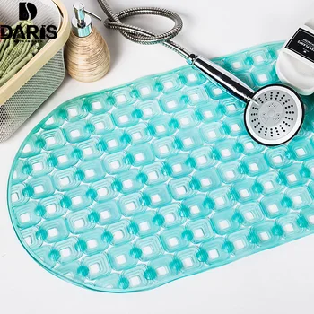 

SDARISB PVC Non-slip Tub for safety mat bath mat Owl Bath Mats Pink Designer Transparent Water droplets Solid Bathroom Mats