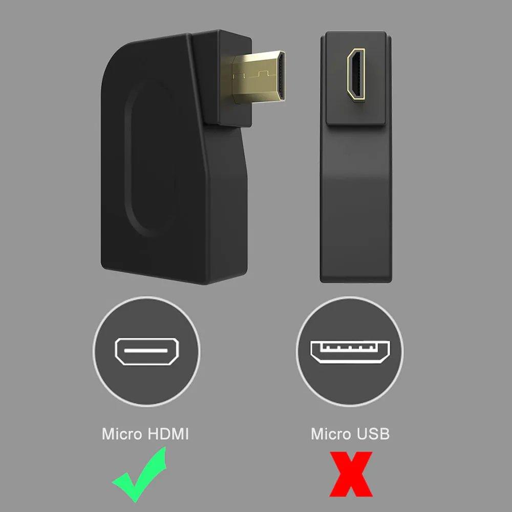 1.4 В HDMI адаптер разъем Micro HDMI к HDMI мужчин и женщин адаптер конвертер для планшетных ПК ТВ Камера мобильного телефона