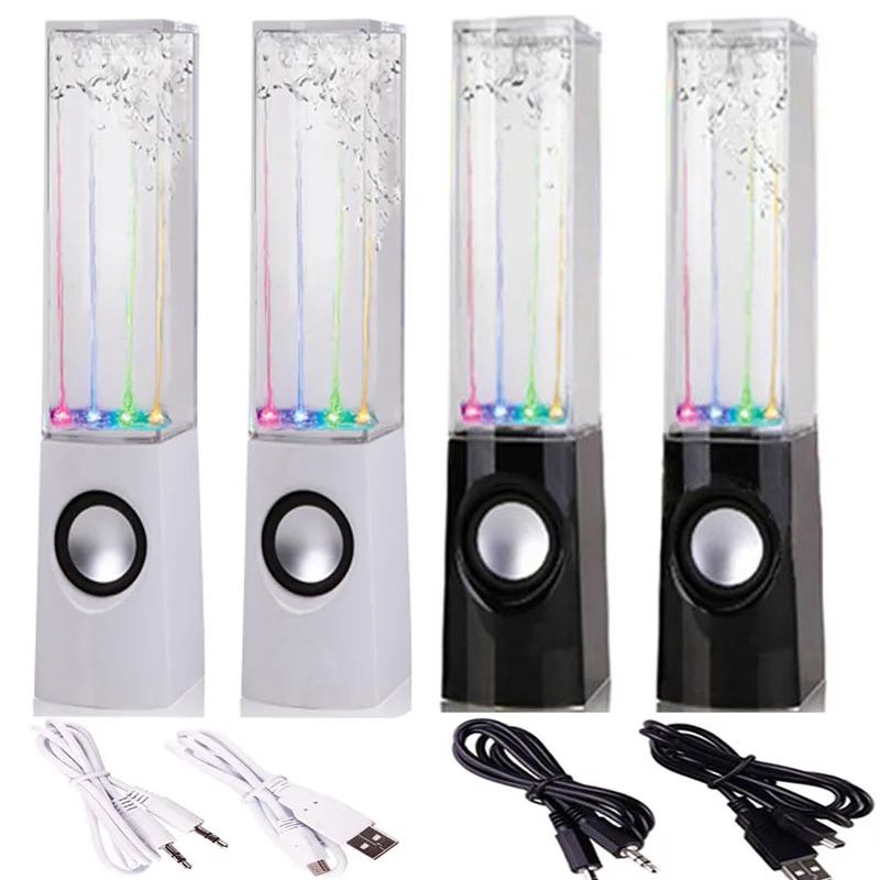 2017 Portable 2PCS LED Light Dancing Water Music Fountain Light