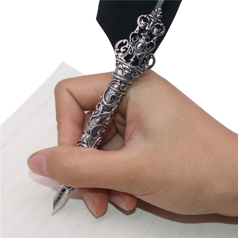 Dip pen 1 Набор Подарочная коробка авторучка 5 смешанных моделей ручки вращение наконечника студенческие канцелярские принадлежности подарок на День учителя ручка печать штамп