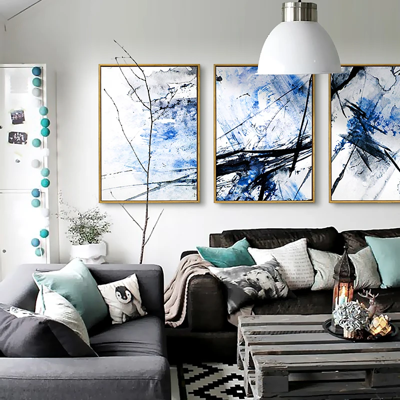 

Kawaii Abstract Art Print Modern Nordic Nursery Wall Art Picture Room Decor Canvas Painting No Frame
