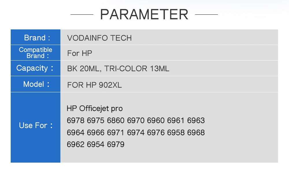 QSYRAINBOW совместимый чернильный картридж для hp 902 hp 902 XL T6M14AN T6M02AN T6M06AN T6M10AN для OfficeJet Pro 6954 6960 6962 6968