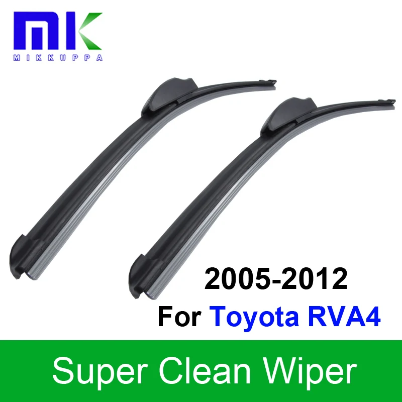 Rubber Wiper Blades For Toyota Rav 4 2005 2006 2007 2008 20092012 Pair