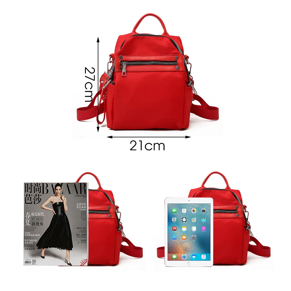  Herald Fashion Women Backpacks Vintage South Korea Brand Design Bag Travel Casual Female Nylon High - 32914577118